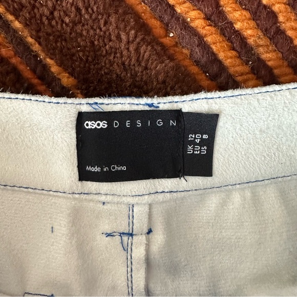 NEW! ASOS Vegan Leather Cobalt Blue Tube Top Set - Picture 10 of 10